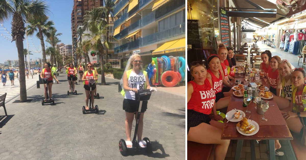 Segway tour Benidorm levante beach